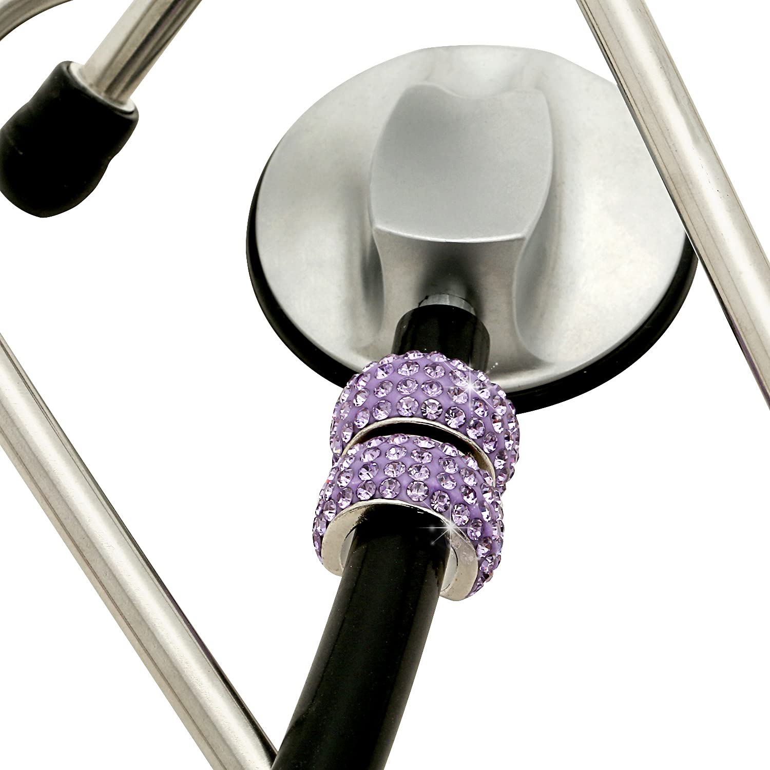 4 Pack Bling Stethoscope Charms, Stethoscope Id Name Tags, Charmed