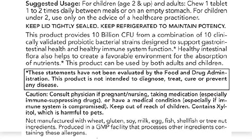 Miniatura 8 de Cúrcuma ñame silvestre, jengibre, malvavisco, manzanilla, menta, olmo resbaladizo de hinojo + probióticos con sabor a bayas, masticables aptos para
