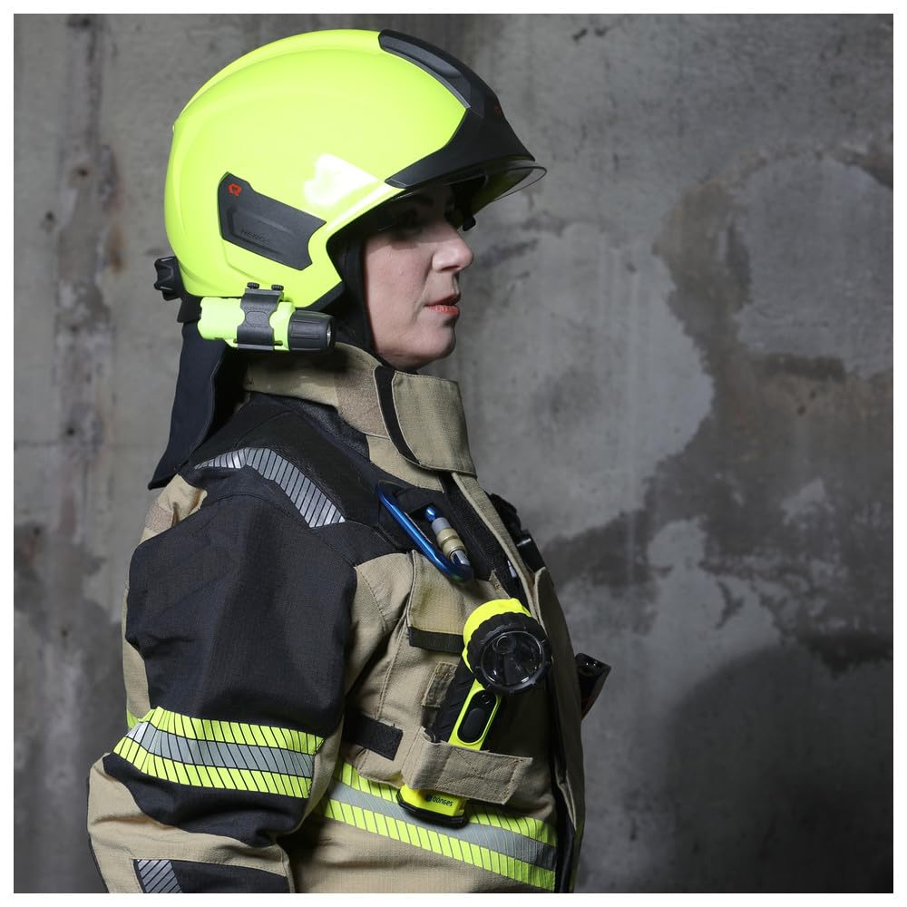 Dönges Lámpara de mano HL 4 AA WK ATEX (lámpara de cabeza angular, lámpara de ángulo Ex con clip de cinturón EX-325 incendios forestales) Tipo de protección: IP54/bombilla: LED (Cree