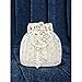 Aheli White Potli Bag Gift for Women Handmade Evening bag Stylish Wristlet Bridal Purse Fashion Bag