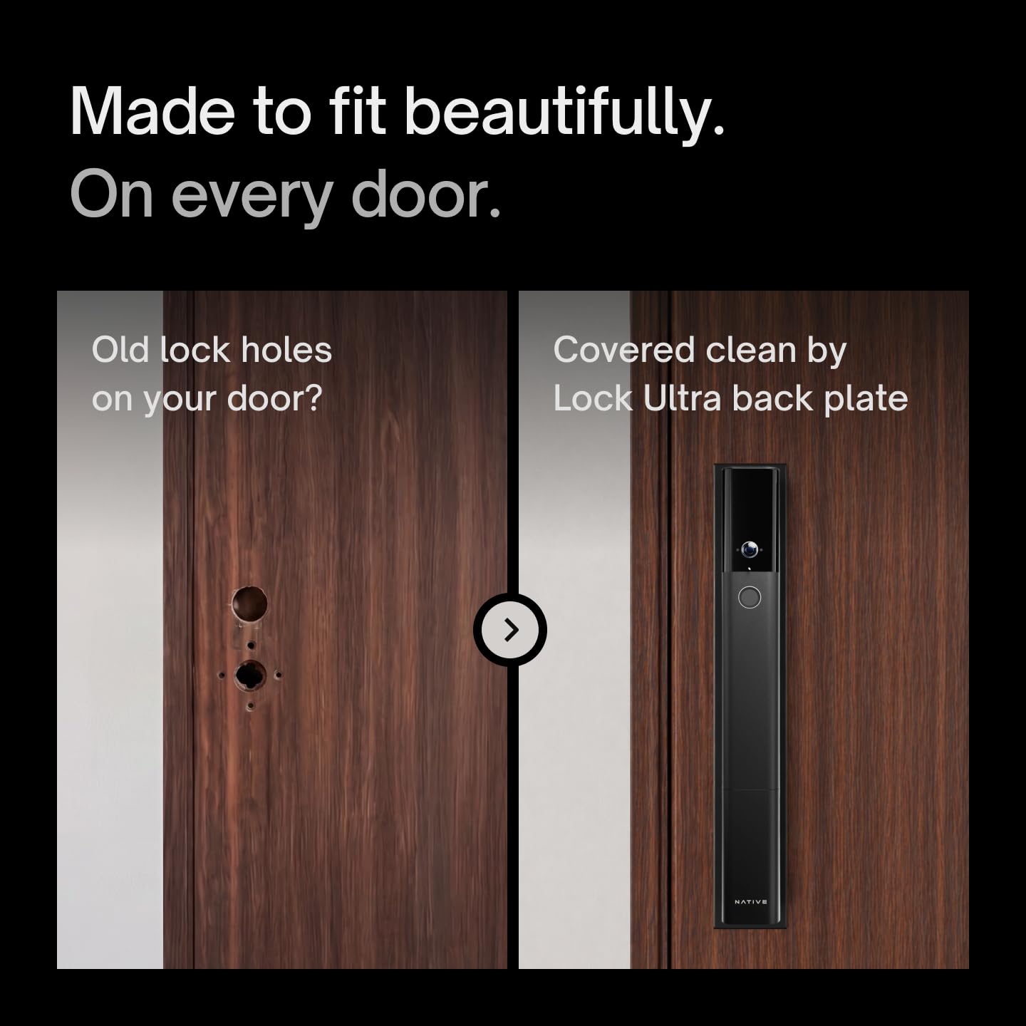 Native Lock Ultra by Urban Company | Smart Door Lock | Face Unlock | Live HD Video & 2-Way Talk | 9-Way Unlock & Doorbell Connect | 5 Bolt Strength | 3-Year Unconditional Warranty | Free Installation — Amazon image 17