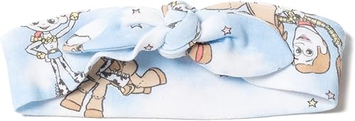 Vista 4 de Disney Pixar Toy Story - Conjunto de traje de 3 piezas para bebé niña con pantalones y diadema de Minnie Mouse de Rey León, recién nacido a bebé