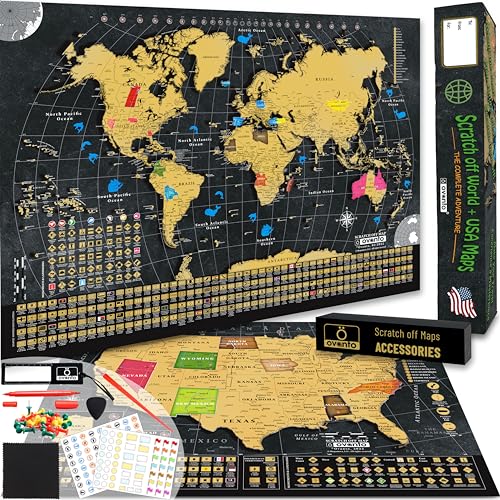 Best Scratch Off World Map Posters - 61VYlKWwtOL 