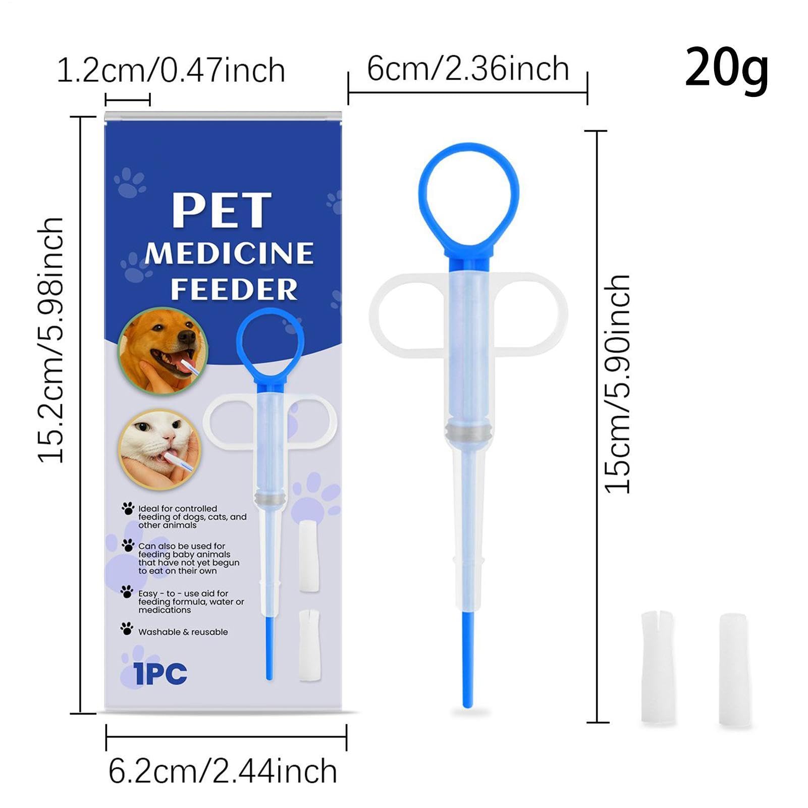 Spingi pillole per gatti, resistente alla masticazione, per animali di piccola taglia, per pasta liquida, casa, rifugio, campeggio, viaggi