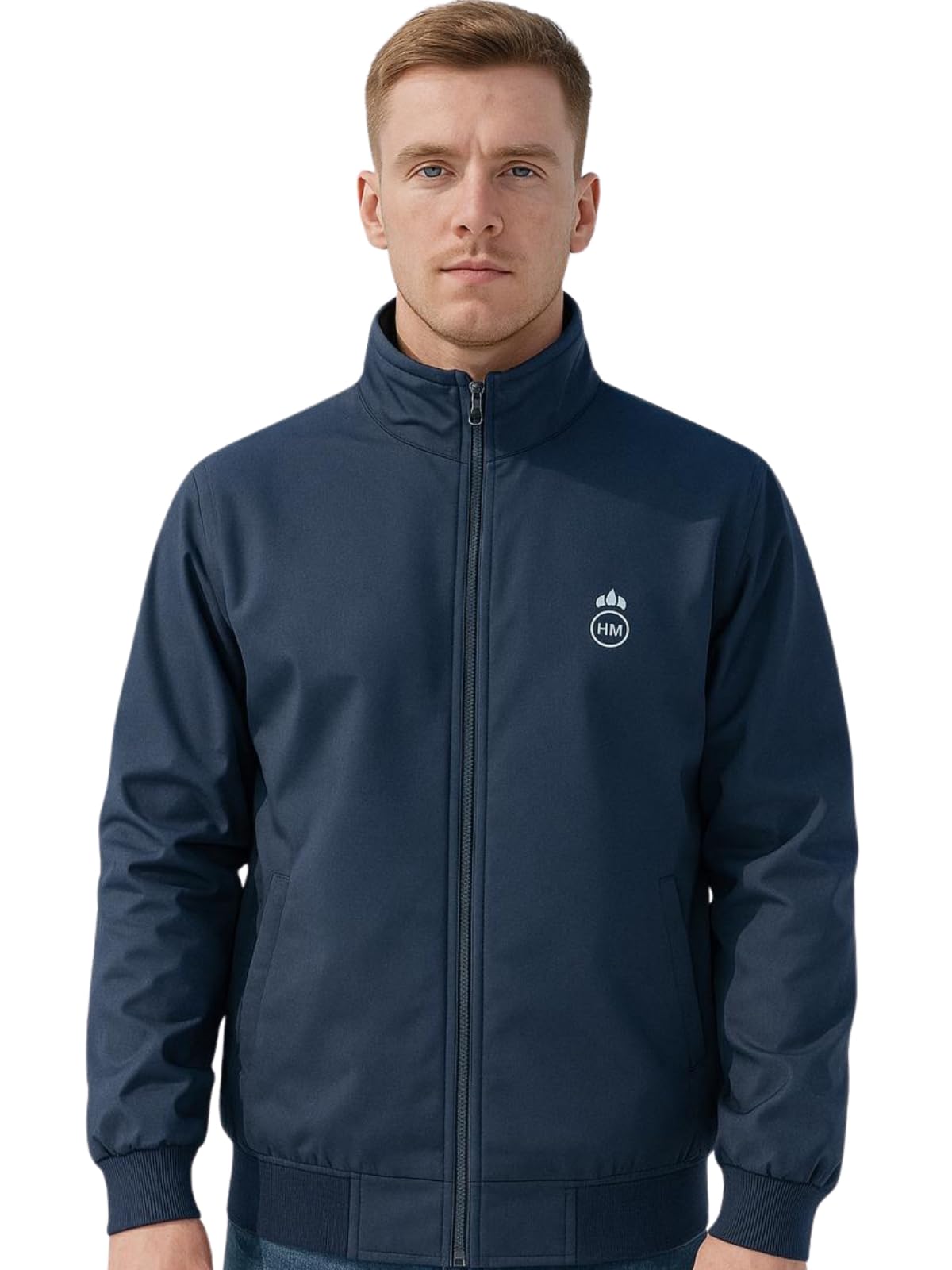 hotmod Men's Full Sleeve Water-Resistant Padded Windcheater Jacket with Stand Collar |Wind Cheater For Men-picture-21