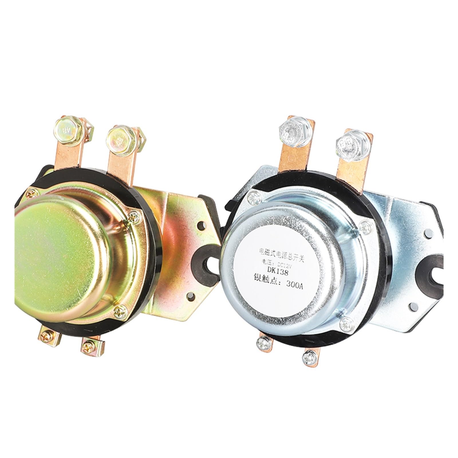 Interrupteur principal d'alimentation électromagnétique, batterie DK138/238, relais 100A300A12V24V, 1 pièce(100A 12V small silver contacts)