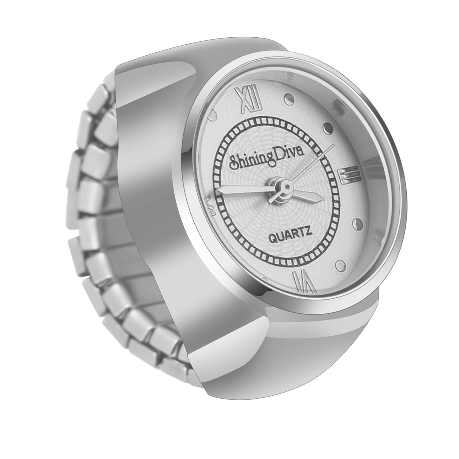 Shining Diva FashionLatest Stylish Ring Watch for Women and Girls
