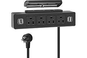 Convenient Charging Solution: VILONG Under Desk Power Strip with USB Ports