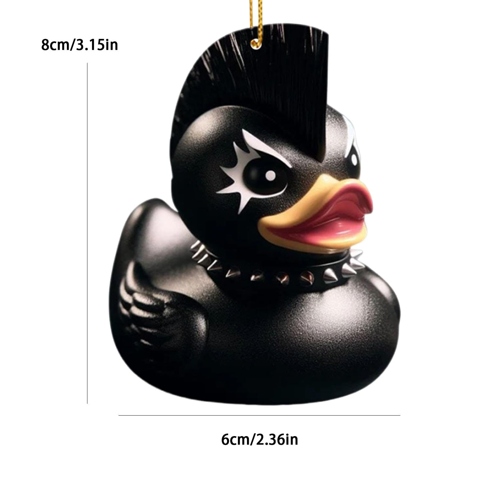 Amazon.co.jp: カーインテリアアクセサリーアヒル、2Dアクリルデーモン