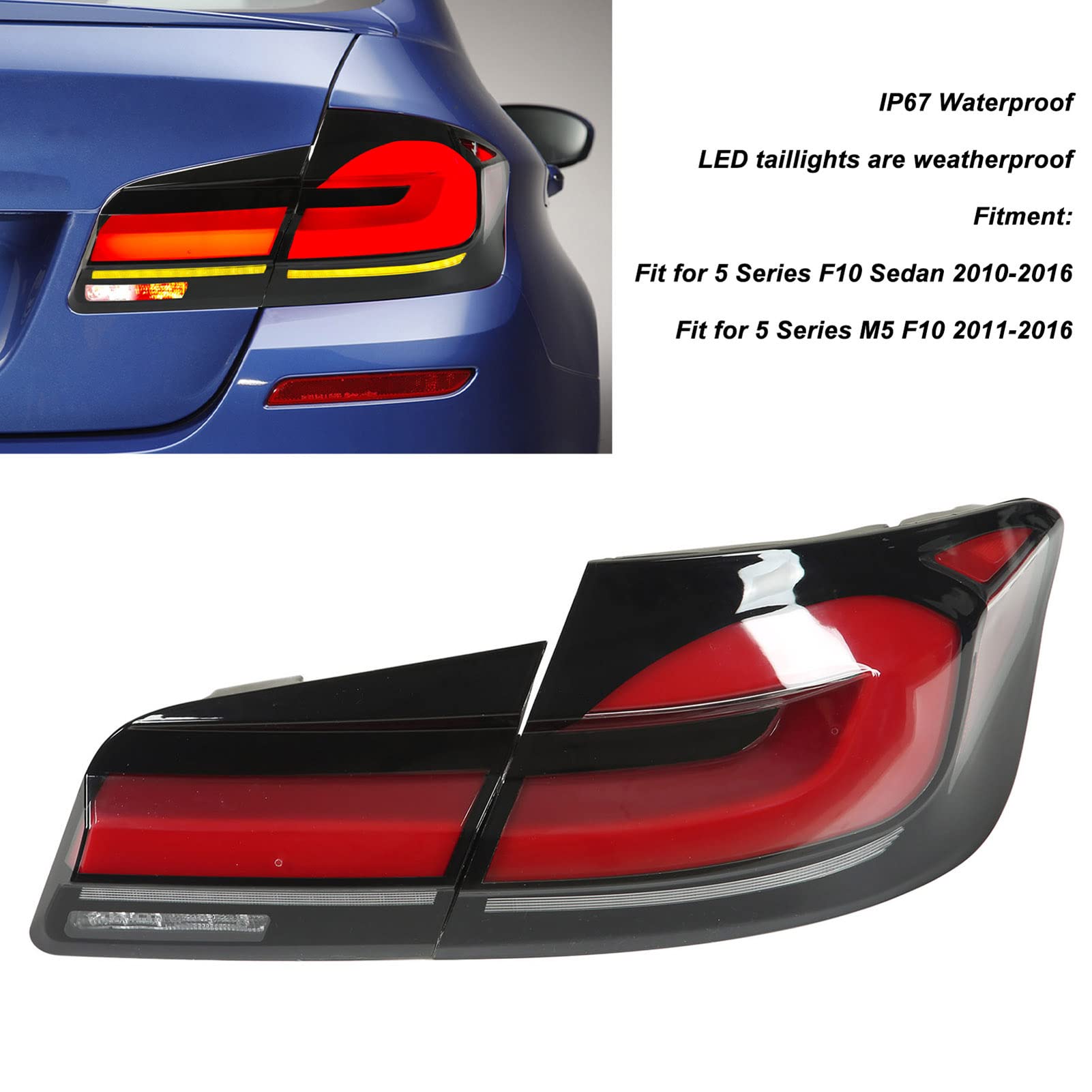 Amazon | 超高輝度 LED テールライト 5 シリーズ F10 セダン M5 2010