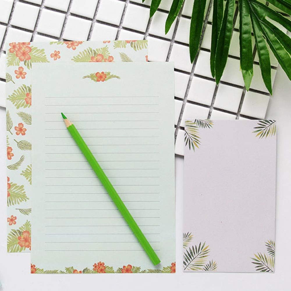 Cute Stationery Paper, 90 Pieces Writing Stationery Letter Paper Set