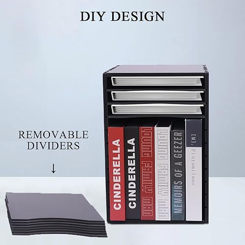 Miniatura 4 de Clasificador vertical de escritorio con 11 ranuras, organizador de archivos vertical, organizador de documentos de PVC con 11 compartimentos