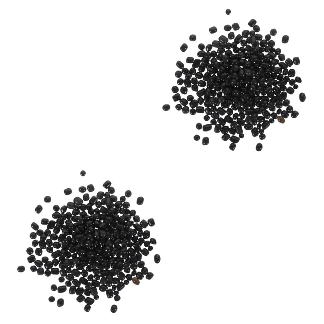 Happyyami 2 Packs Glass Rocks for Planters Aquarium Rocks Vase Fillers Fish Tank Gravel (6 Varieties)