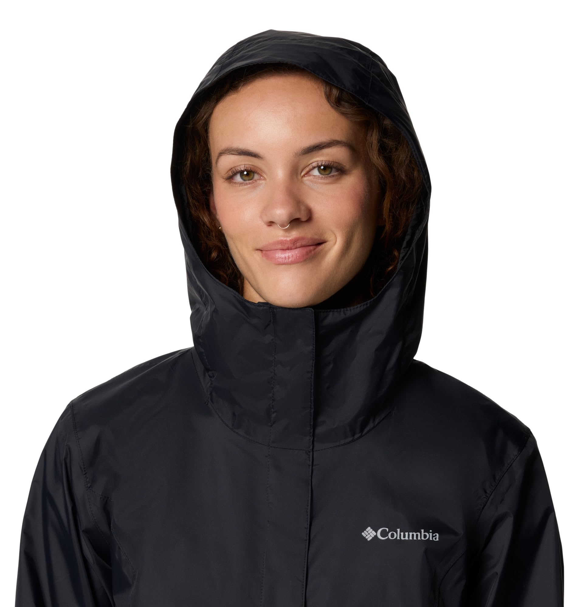 Columbia Arcadia II Veste À Capuche Imperméable et Respirante Veste de Pluie Femme
