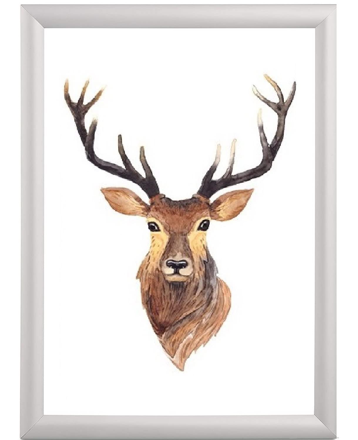 [Pack of 5] A4 Snap Frame Poster Holder, Colour: Silver