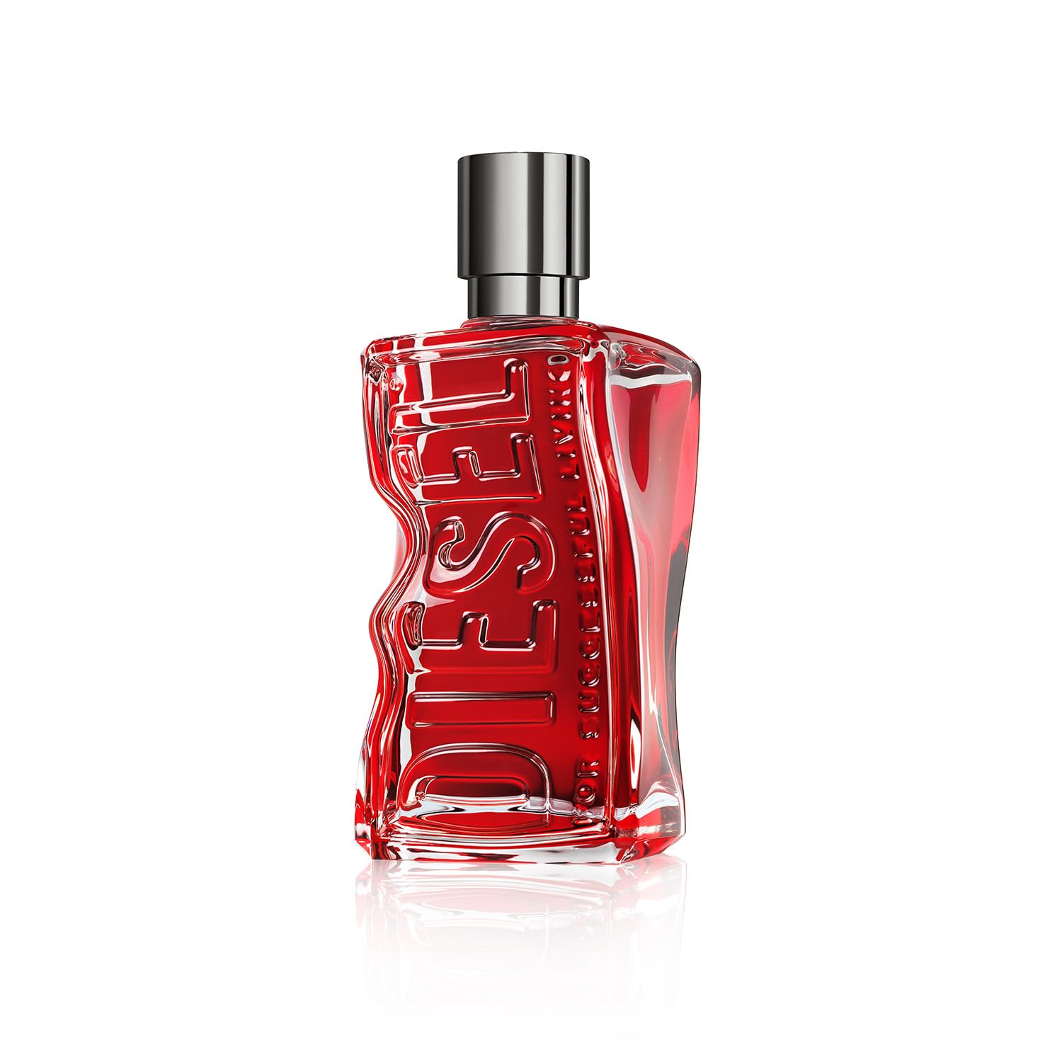 DIESEL D Red - Eau de Parfum Homme - Fougère Aromatique - Pamplemousse Juteux, Lavande de Provence & Bois de Santal - Tenue Longue Durée - Spray Vaporisateur