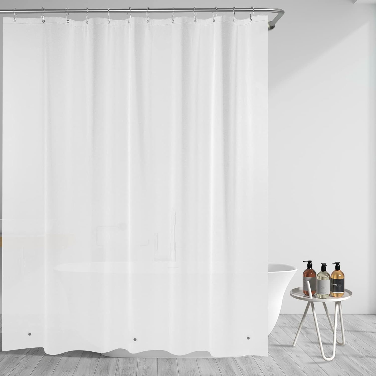 AmazerBath Shower Curtain Liner, 72x72 PEVA 3G Plastic