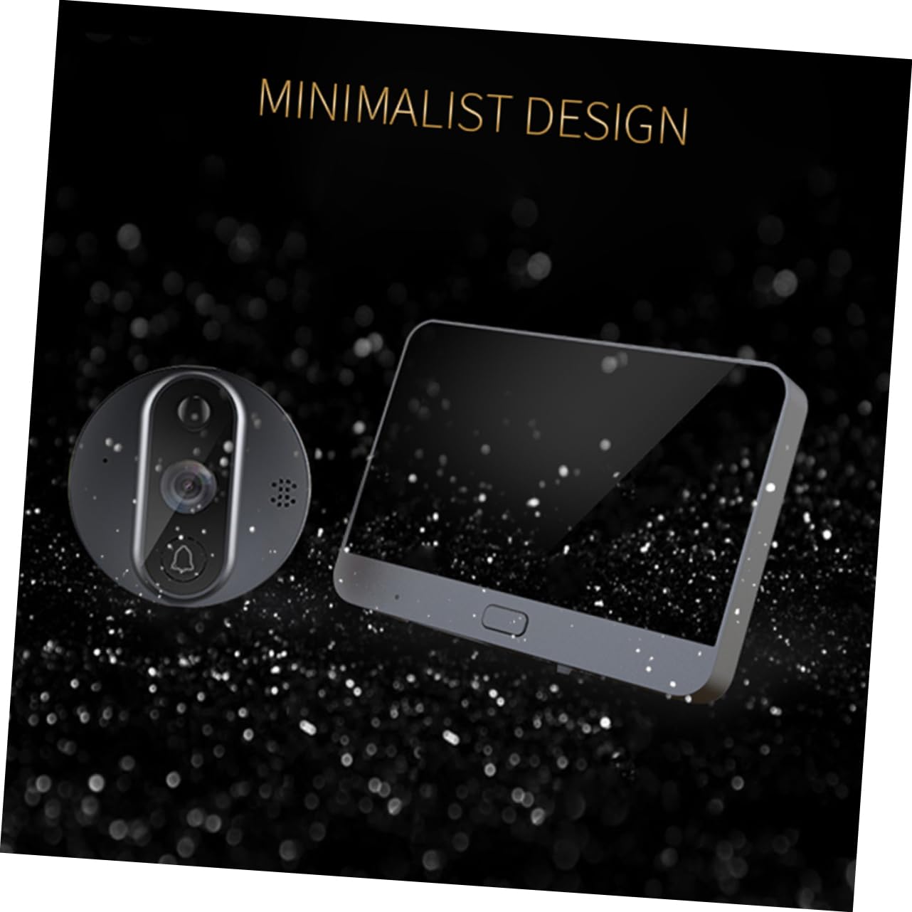 Timbre Visual Inteligente Con Espejo Cat Eye De Monitoreo Remoto y Función De Captura De Imágenes Para Seguridad Del Hogar