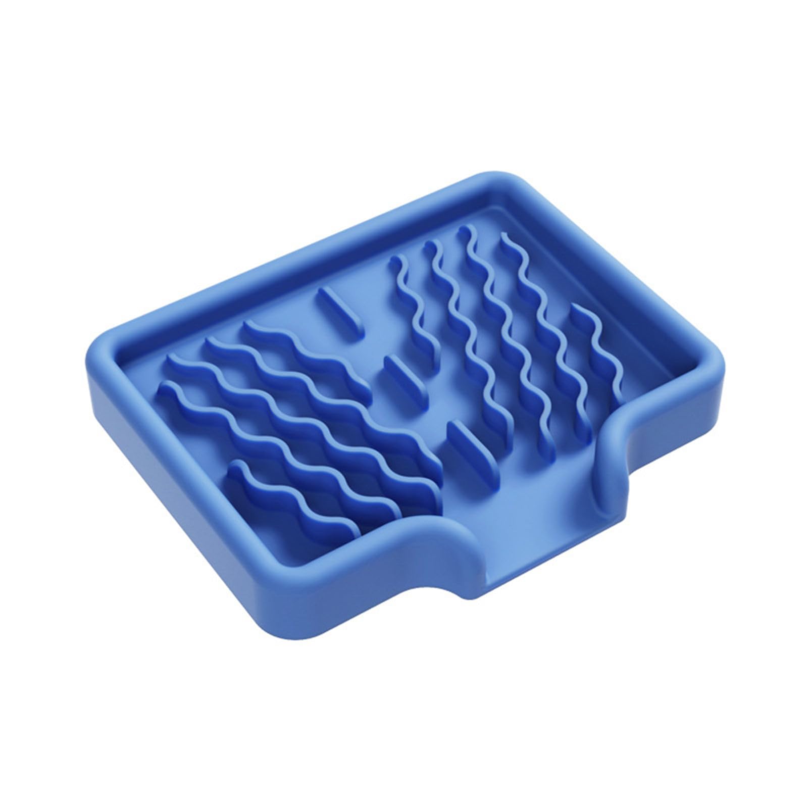 TFAOYS Simple Soap Tray Holder for Bathroom and Kitchen Sink Case Innovative Draining Simple Tray