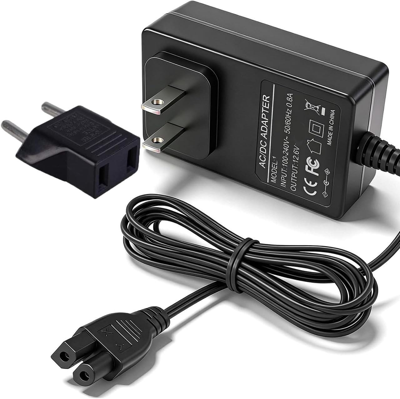 Guy-Tech Adapter AC/DC 12,6 V do robota czyszczącego basen Wybot Osprey 200 700 bezprzewodowy, zasilanie elektryczne