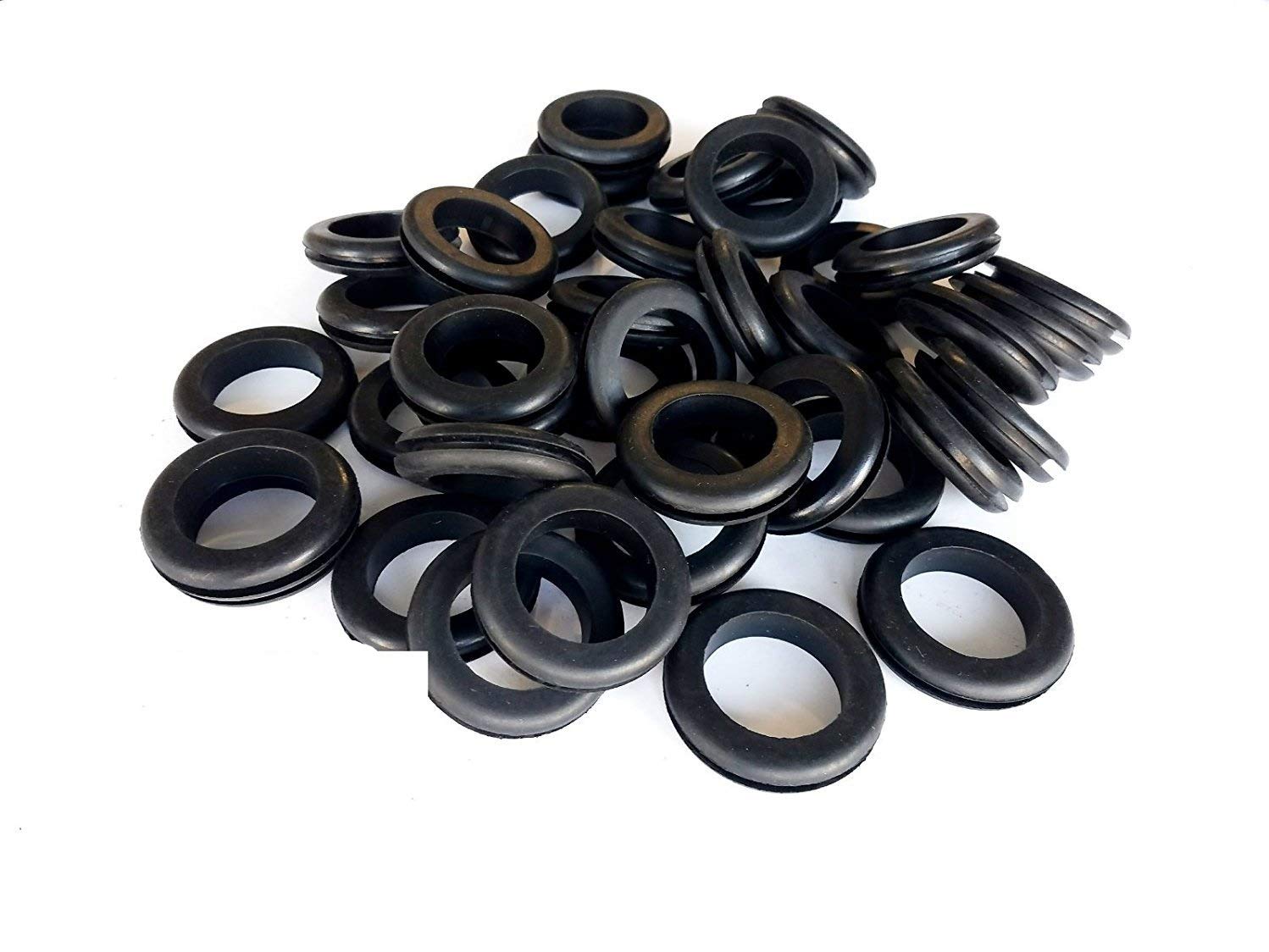 Pack of 25 Rubber Grommets 15/16 Inside Diameter 1/8