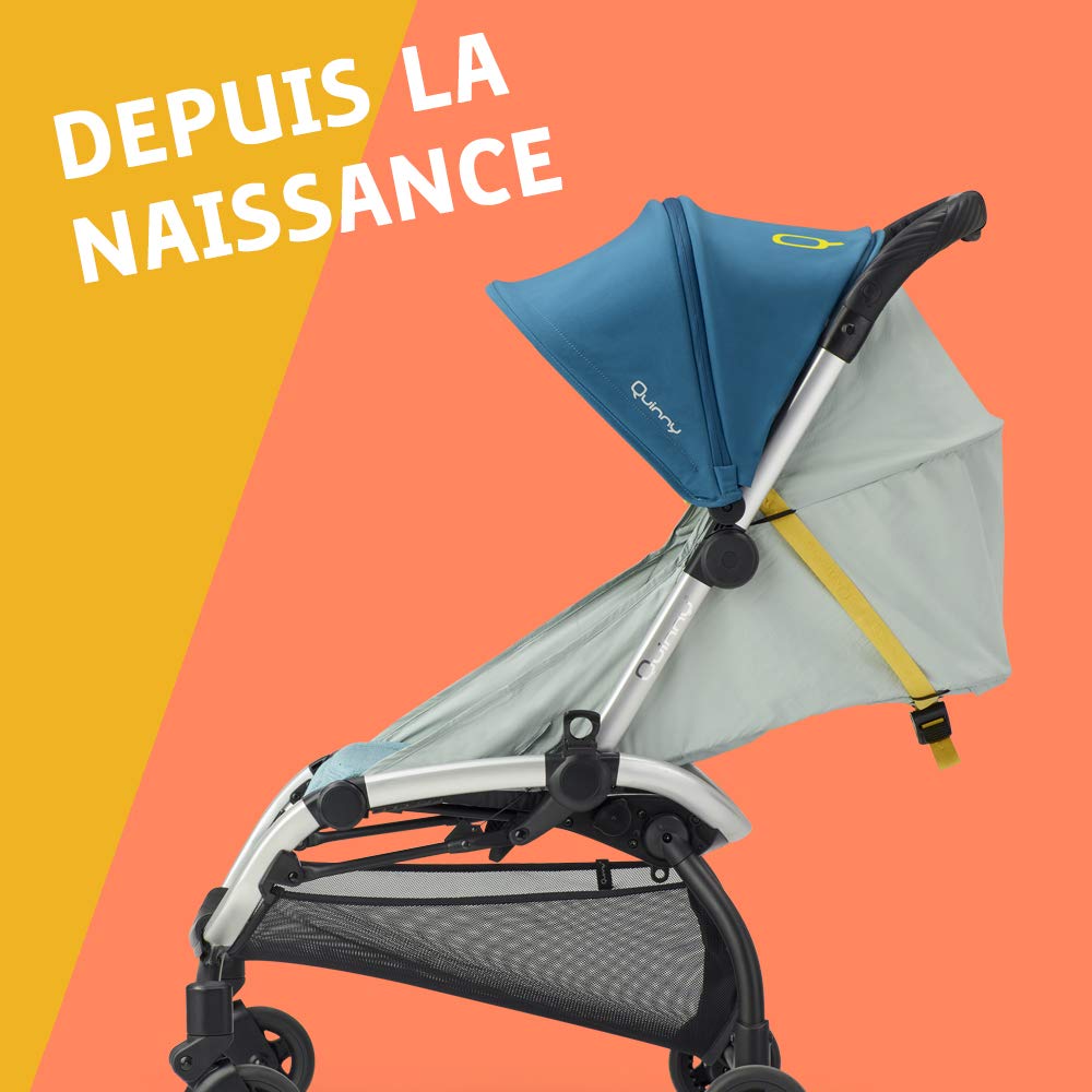 Quinny Poussette Urbaine LDN Légère/Pliage Facile d’Une Seule Main Design Iconique Grey Twist Naissance à 3, 5 Ans 0-15 kg