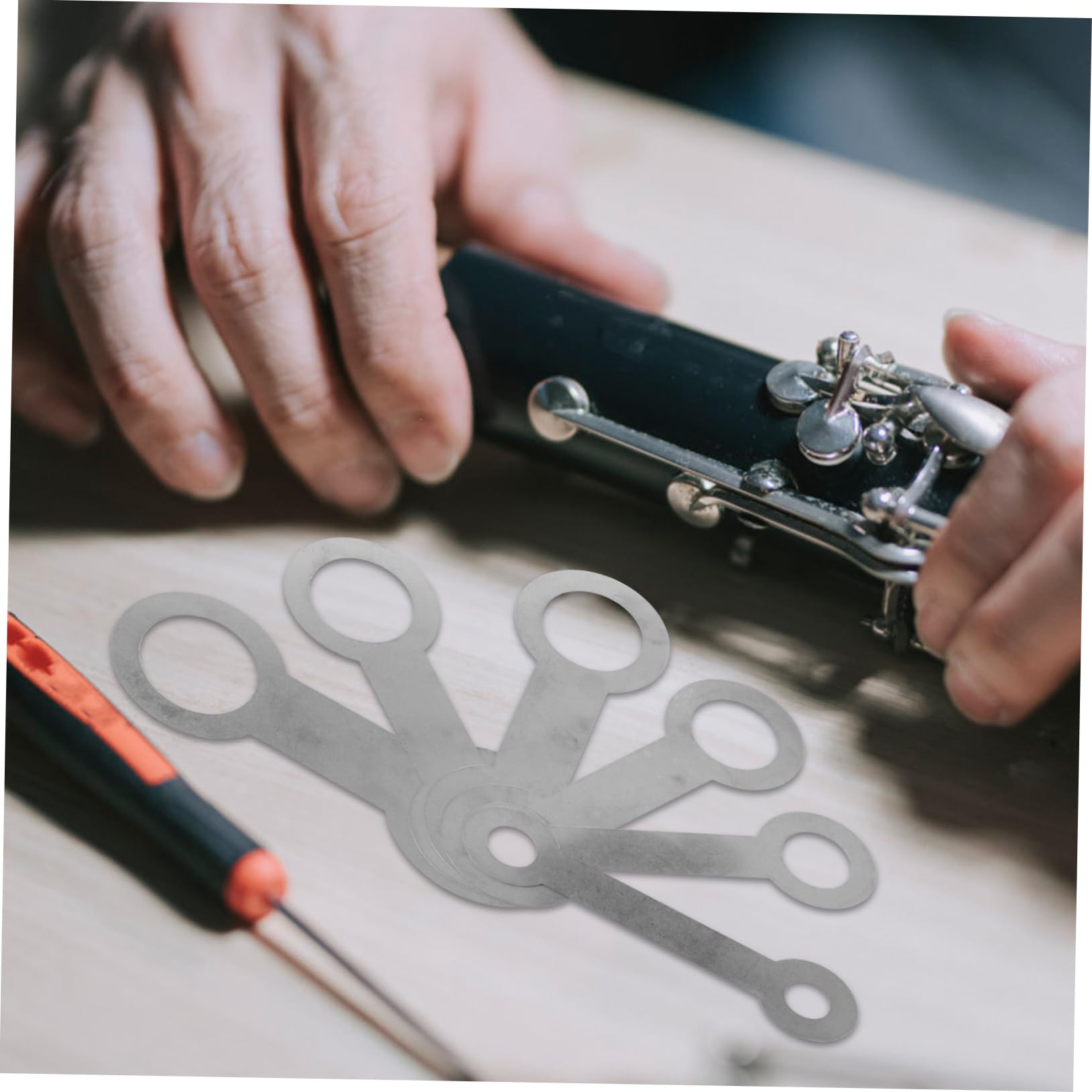 VICASKY Reparaturset Für Blasinstrumente Mit Werkzeugen Für Saxophone Klarinetten Und Flöten Langlebiges Zubehör Aus Rostfreiem Material Für Sorgfältige Reparaturen Und Einstellungen