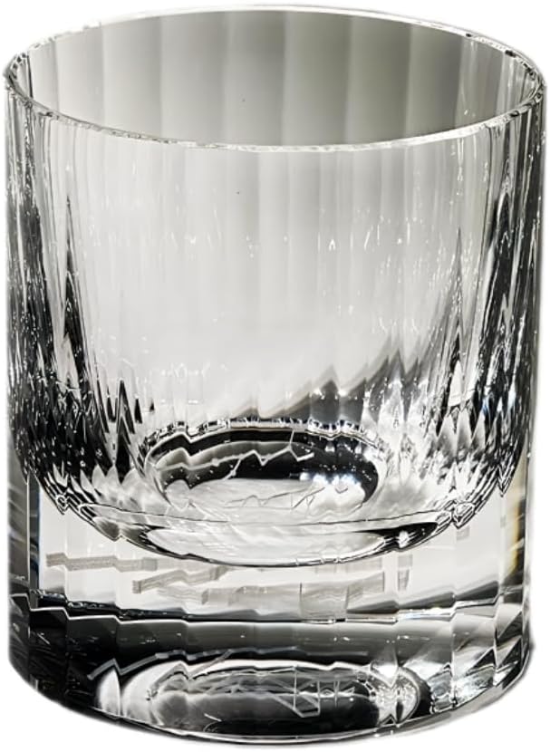 Edo Kiriko Crystal Whiskey Glass-220ml-Luxurious Hand Cut Old fashioned Constellation Style Drinking Whisky, Scotch, Cocktails, Vodka, Cognac, Liquor - Gift Idea for Home Bar (Gemini)