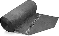 Maeklon 150' x 30" Heavyweight Absorbent Mat Roll - Absorbs 40+ Gallons Oil/Water, Durable Polypropylene Spill Pads for Garage Workshop Basement