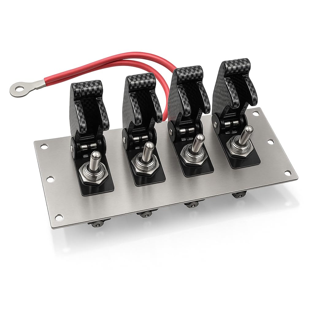 Amazon.com: MGI SpeedWare 4 Gang Toggle Rocker Switch Panel for