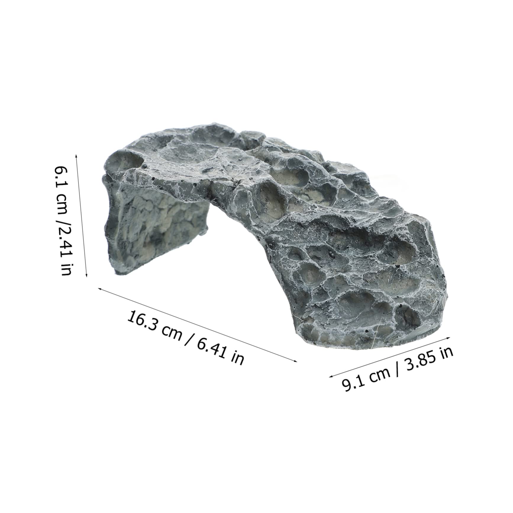 Toyvian Basking Résine pour Tortues Décoration de Terrarium Aquarium Accessoires pour Reptiles pour Tortues Amphibiens