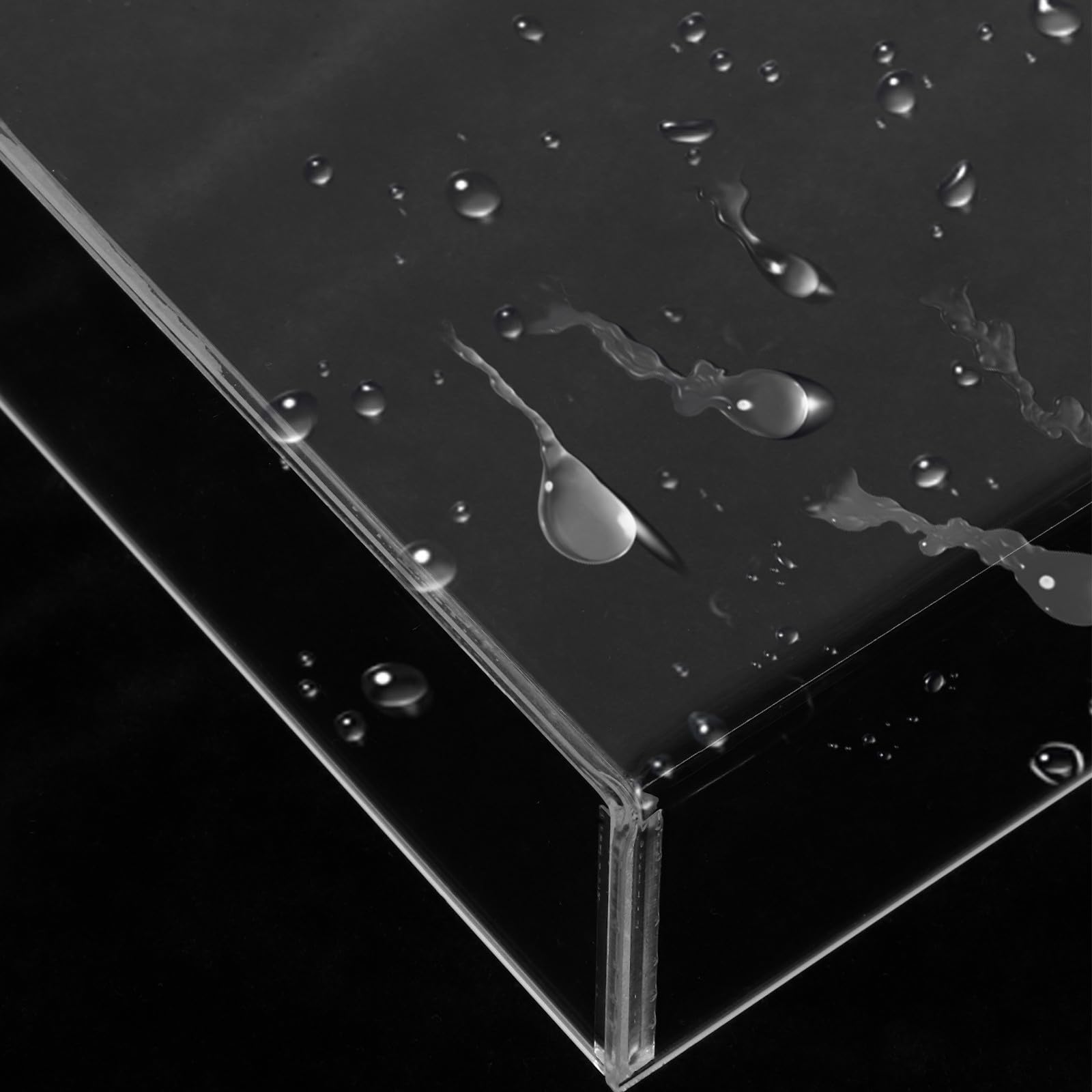 Artibetter Copertura Antipolvere Tastiera Acrilico Trasparente Rimovibile Lavabile Protezione per Tastiera Desktop Uso Domestico Accessorio Pratico Duraturo