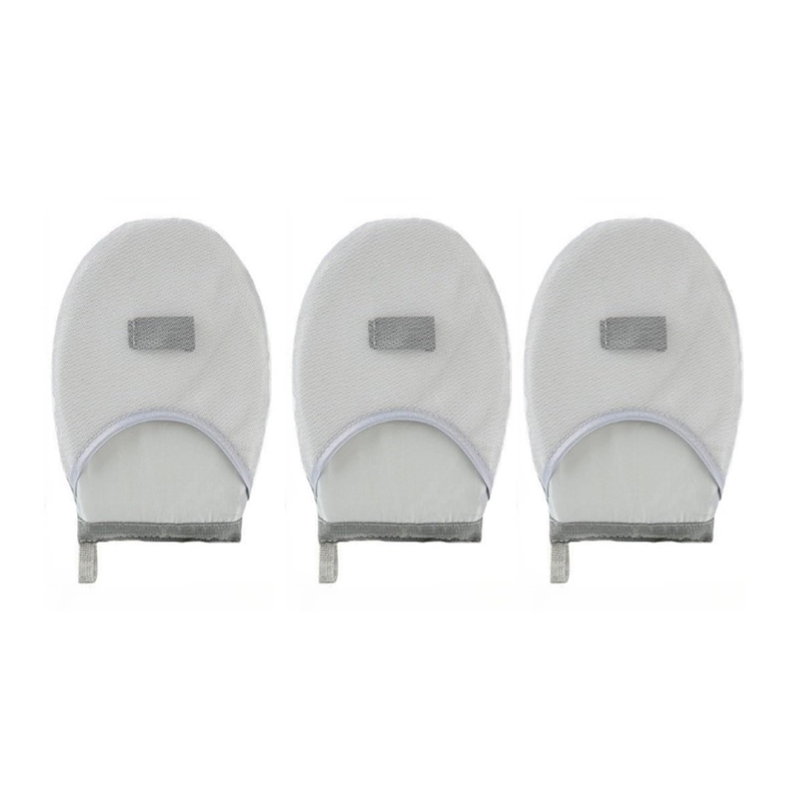 Garment Steamer Ironing Glove Mitt Insulated Gloves with Handheld Ironing Board Home Garment Steamer Waterproof Anti Steam Mitt Portable Mini Iron Holder for Steaming Clothes(Round tip-3PCS)