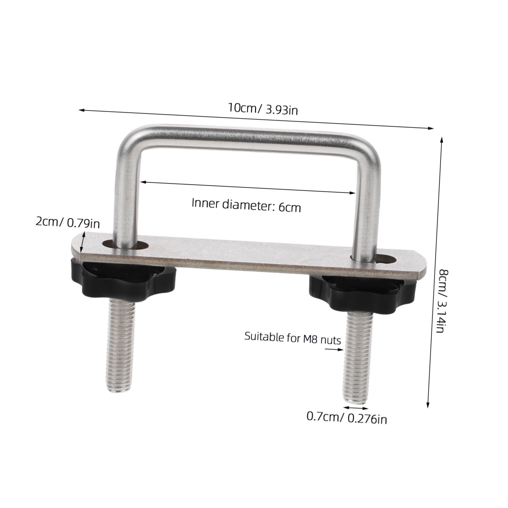 LIFKOME Car Roof Rack Crossbar Clip Shaped Clamp for Luggage Easy to Install and Compatible with Car Luggage Racks Secure Grip for Cargo for Bike Racks and Boats