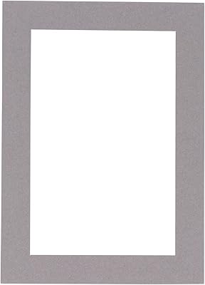 CountryArtHouse Charcoal Acid Free 13x19 Picture Frame Mats with White Core Bevel Cut for 11x14 Pictures - Fits 13x19 Frame - One Mat