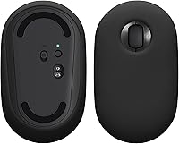 Vista 7 de kwmobile Funda de silicona compatible con Logitech Pebble Mouse Cover – Soft Mouse Protector Grip – Negro