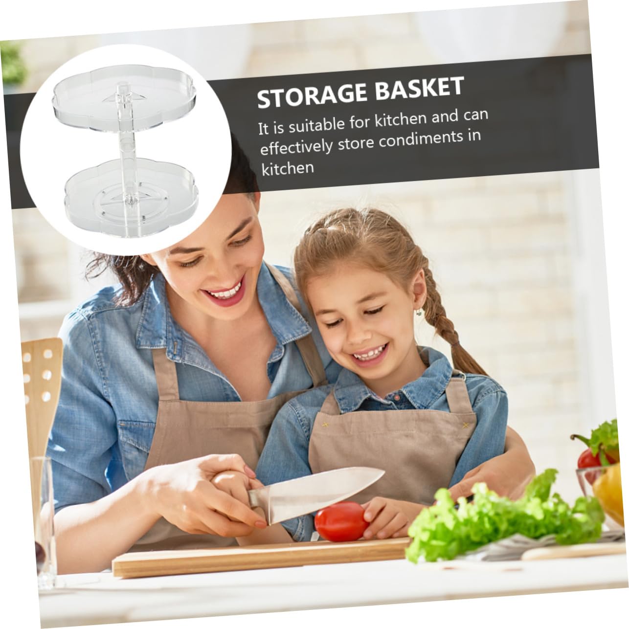 LIFKOME Portaspezie Girevole A Doppio Per Cucina Porta Condimenti Resistenti E Durevoli