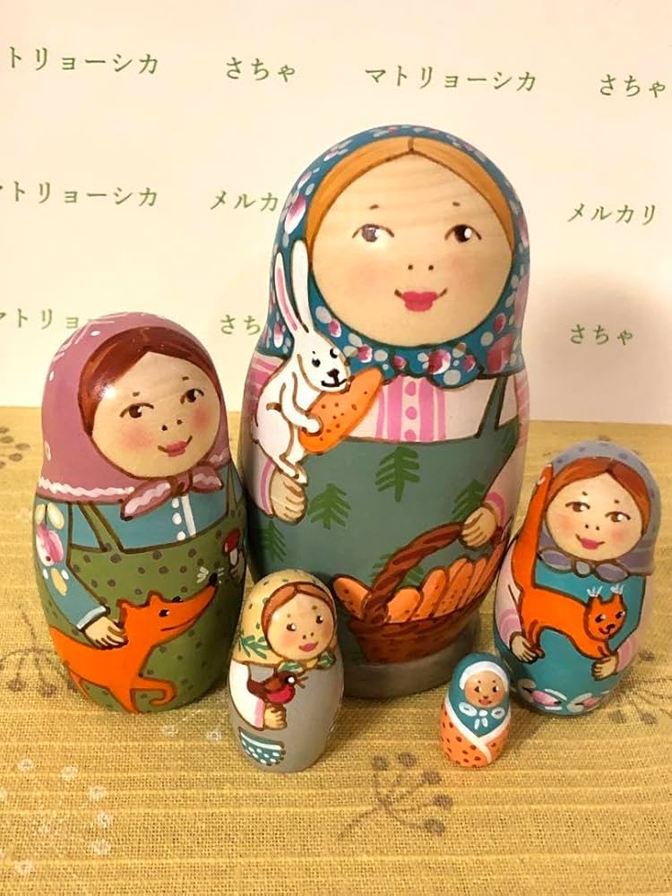 マトリョーシカタチアナ・ドゥビニッチロシア雑貨おもちゃ マトリョーシカタチアナ・ドゥビニッチロシア雑貨おもちゃ