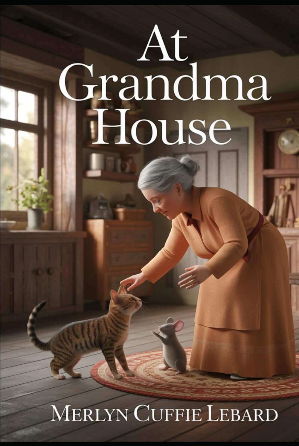AT GRANDMA HOUSE: SILOS THE. CAT GOT ANNOYED WITH PIP THE MOUSE