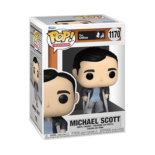 Funko Pop Tv: The Office - Michael Standing With Crutches,Multicolor,57396 #TOP1