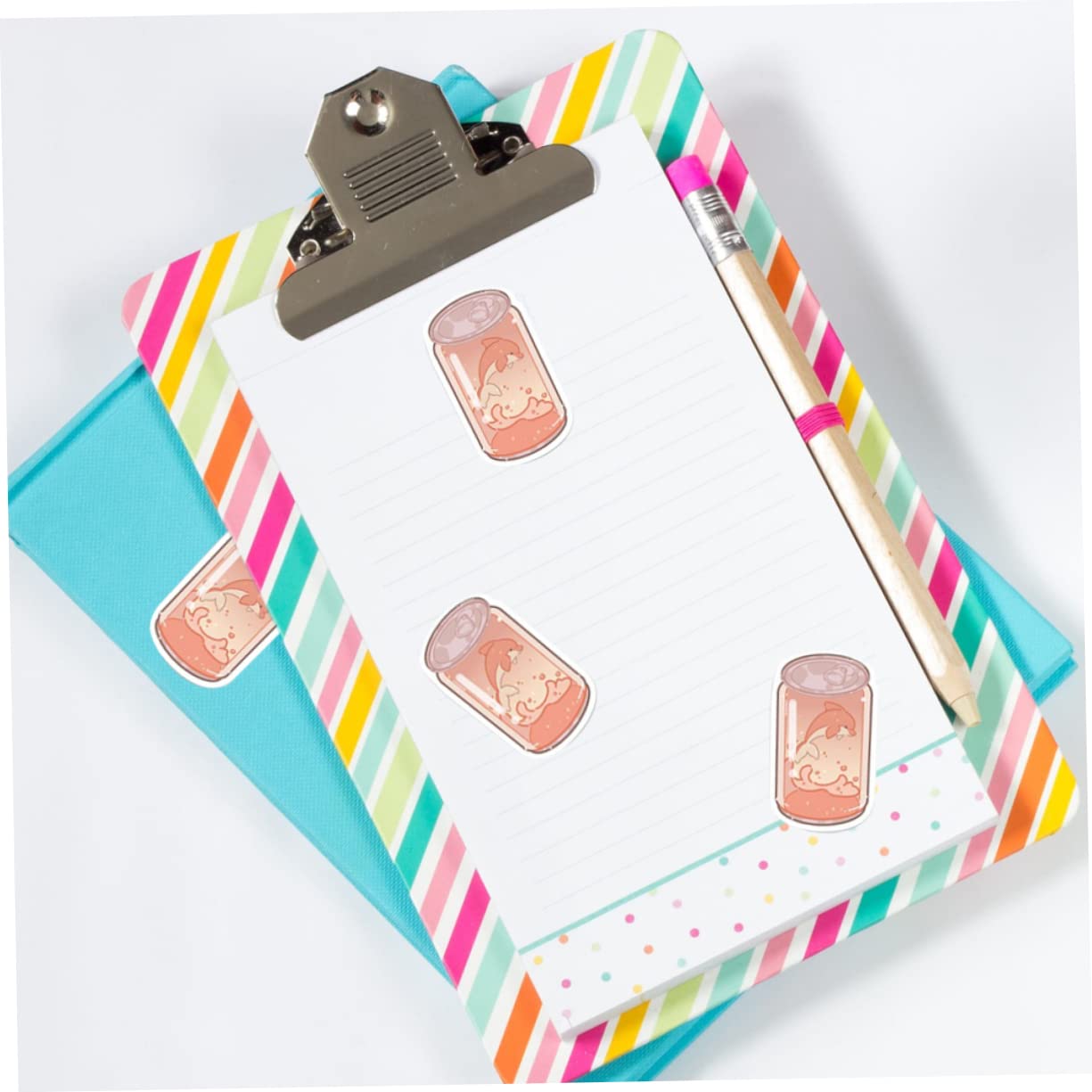 STOBOK 500fogli Adesivi Decorativi Impermeabili Per Scrapbook e Album Fotografici Stickers Fai Da Te Adesivi Per Bottiglie e Tazze Decorazioni Creative Per Diari e Progetti Artigianali