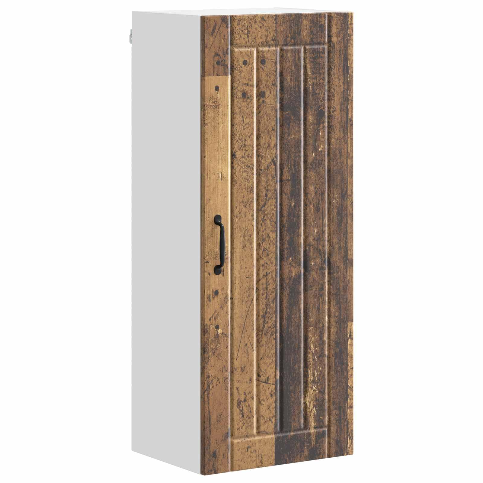 Armadio da parete in legno anticato, 40 x 31 x 100 cm, in legno
