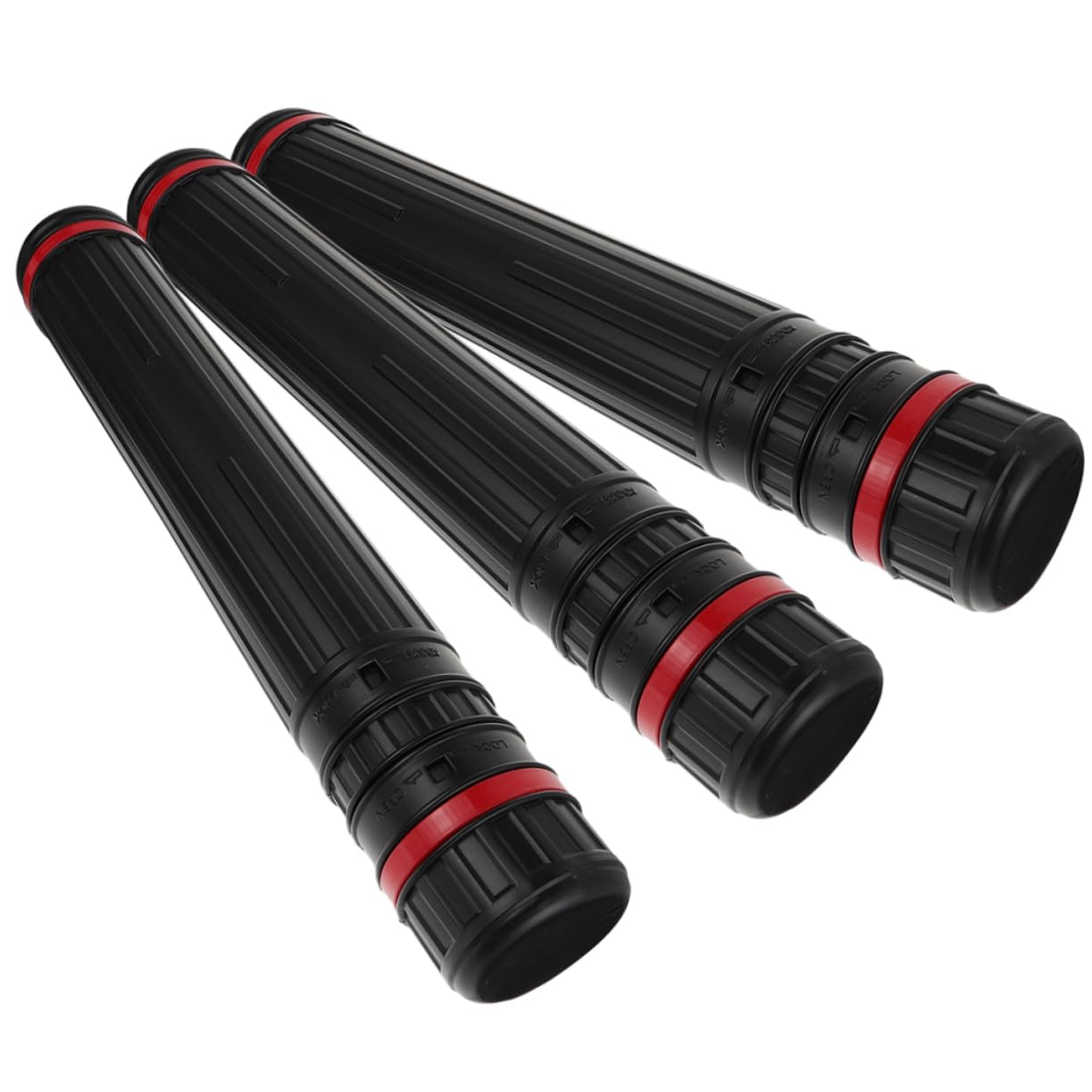 GLSTOY 3pcs Extendable Poster Tube Telescopic Poster Documents Storage for Artwork Portable Telescoping Paper Tube Shoulder Strap
