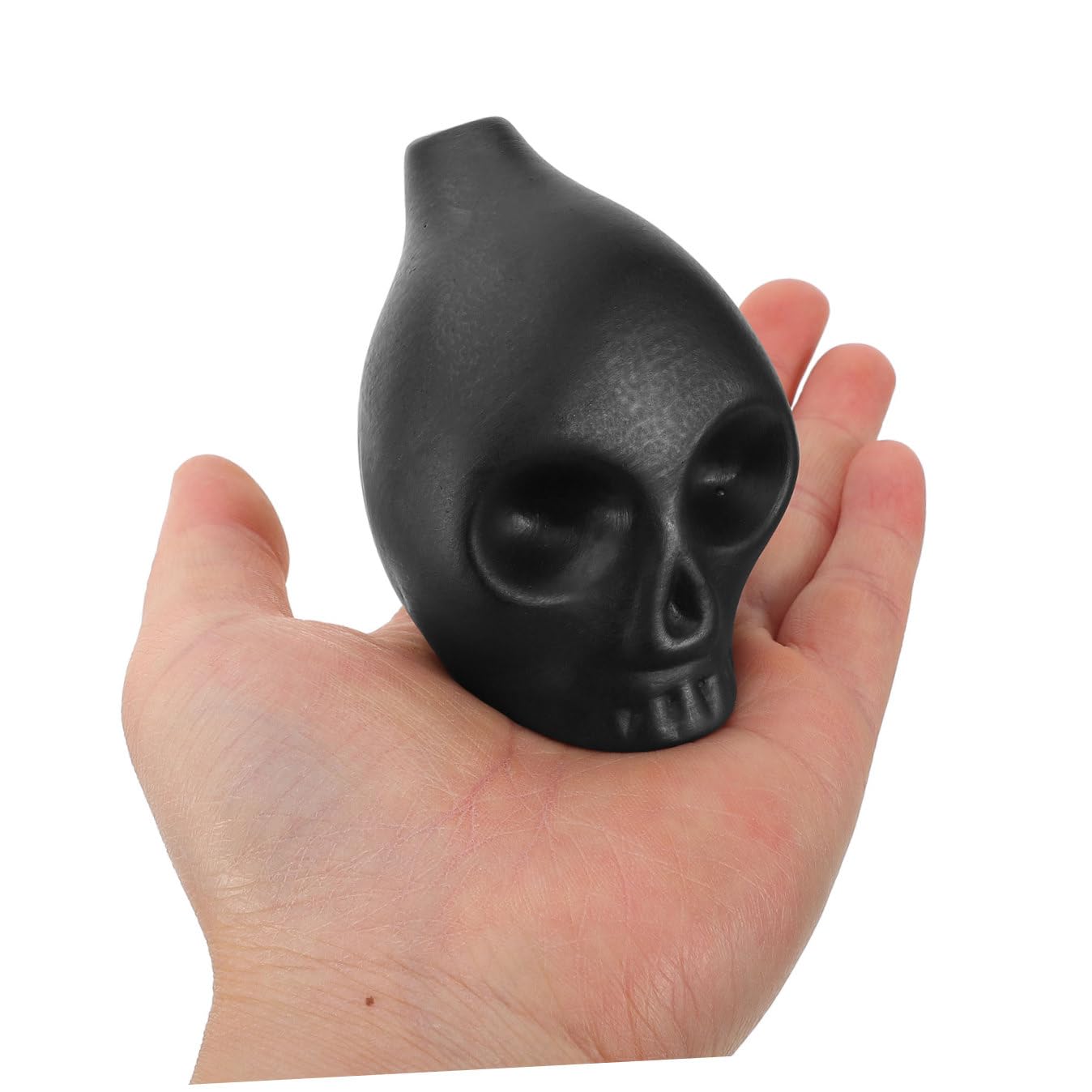 BESPORTBLE Todespfeife Totenkopfpfeife Halloweenpfeife Totenpfeife Geisterkommunikation elektrische Zahnbürste Kostüm Abs schreiende Pfeifenstütze Party- -Pfeife Keramik Black