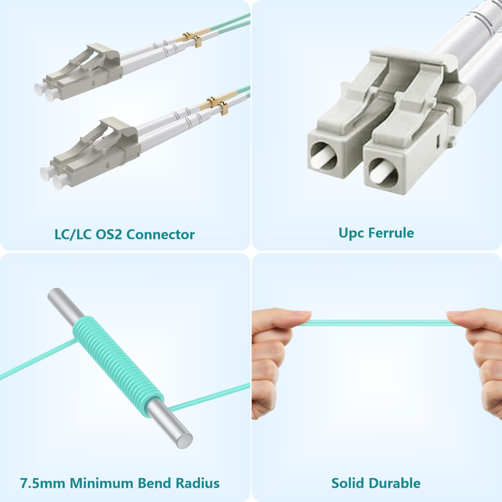 Amazon | Yonwide OM4 Fiber Lc to Lc 30m (98.4 ft