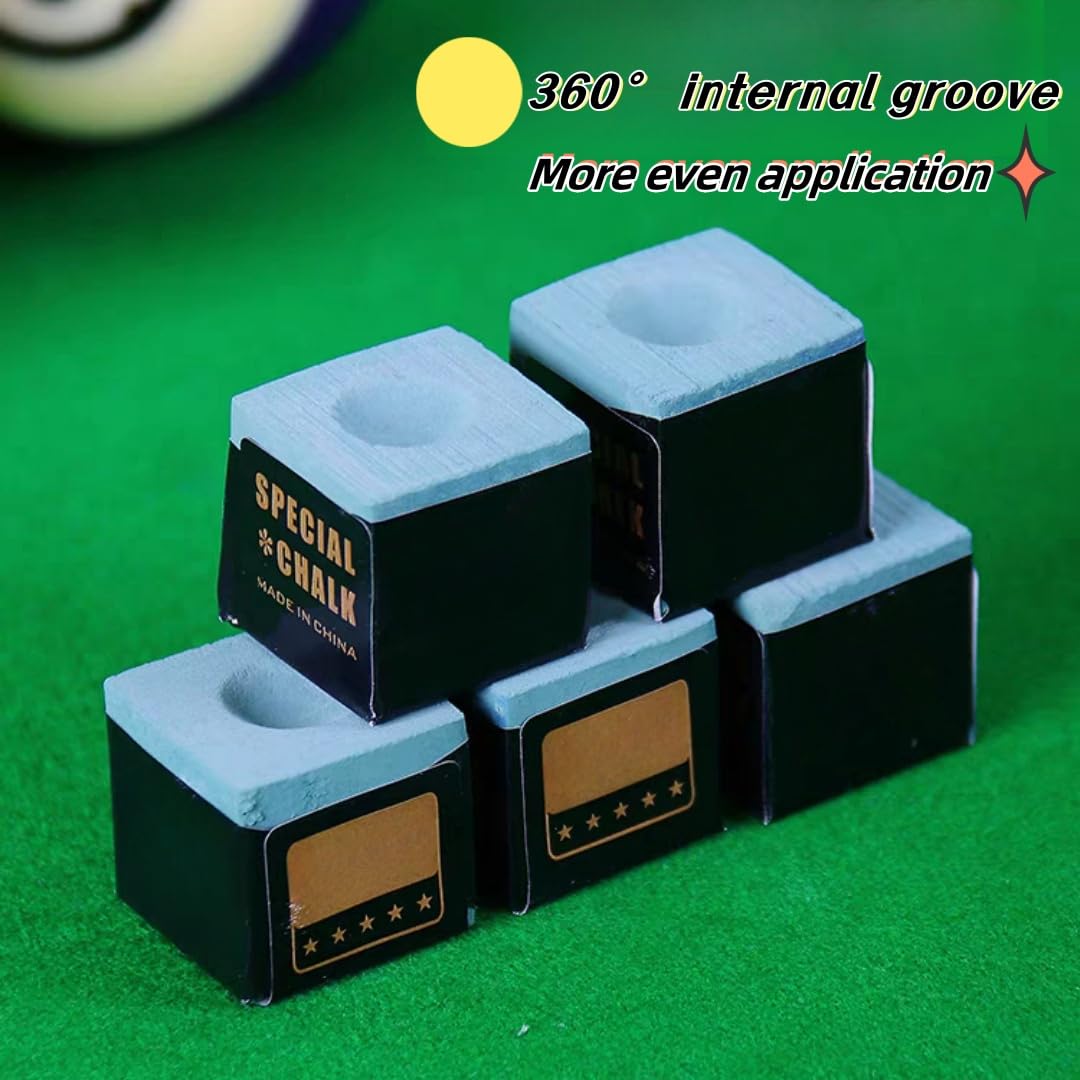 Lot De 4 Porte-craies De Billard En Caoutchouc Vert Avec