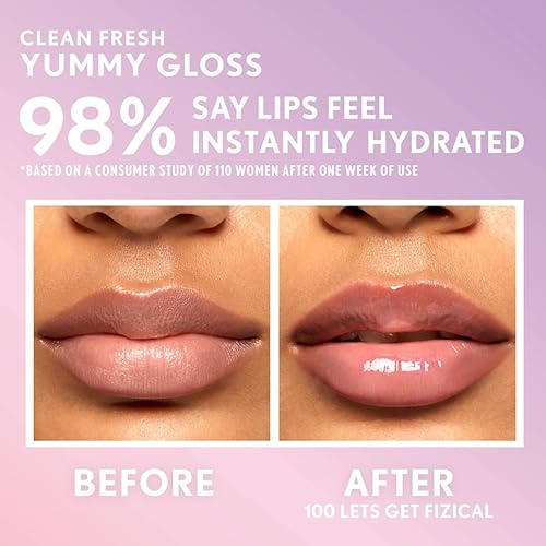 Miniatura 3 de Covergirl Clean Fresh Yummy Gloss, Let's Get Fizzical & Clean Fresh Tinted Lip Balm, claro como paquete de cristal