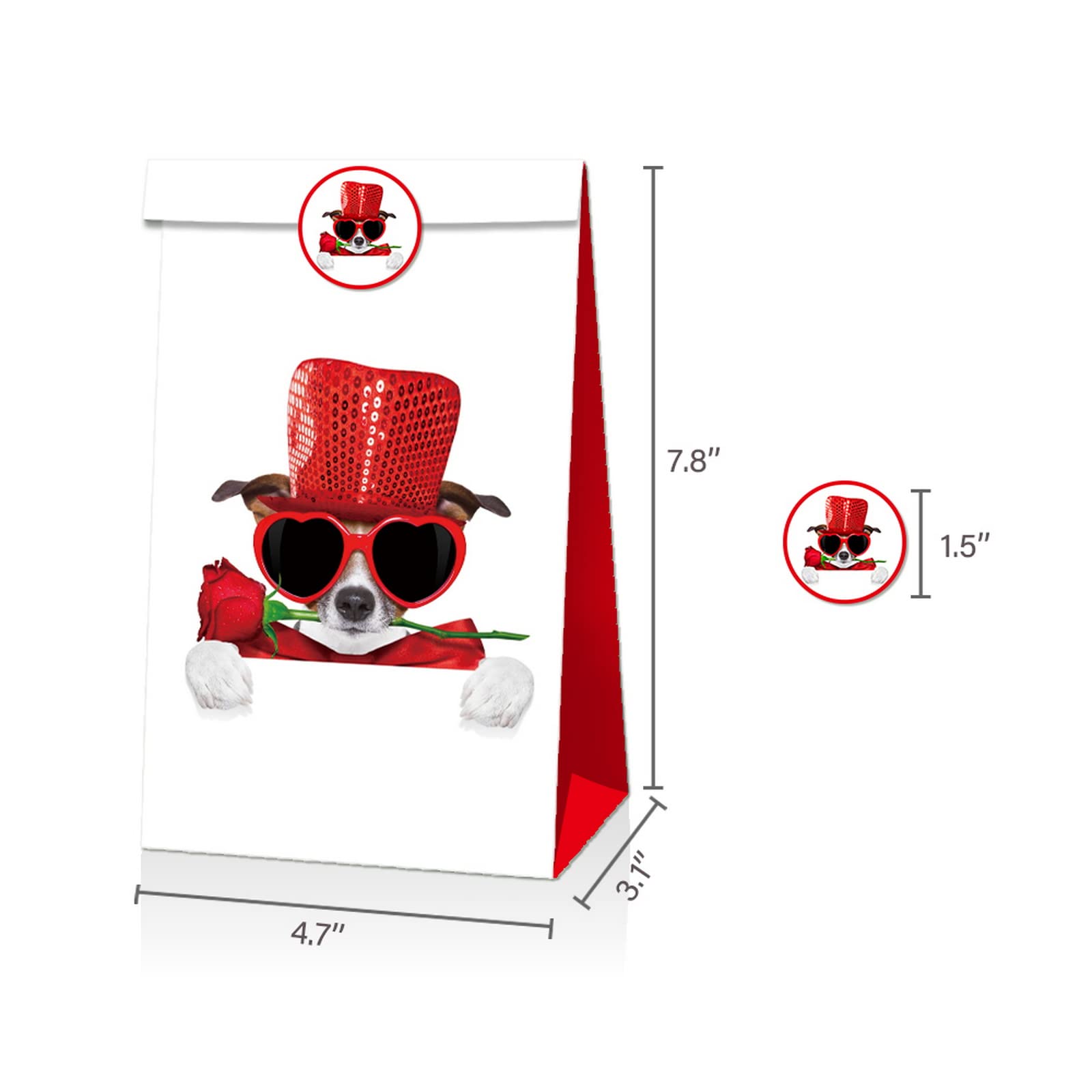Decopatent® 12 STUKS MIX Dieren Traktatie Uitdeel Papieren Zakjes Met Handvat Tasjes Voor Uitdeelcadeautjes Kinderfeestje Decopatent® 12 STUKS MIX Dieren Traktatie Uitdeel Papieren Zakjes Met Handvat Tasjes Voor Uitdeelcadeautjes Kinderfeestje