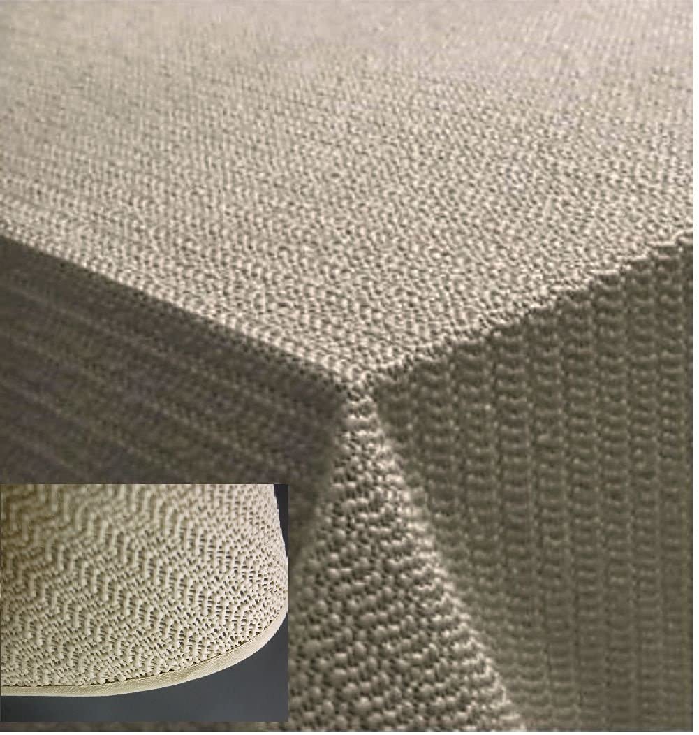 Tovaglia da giardino con orlo, lavabile, tovaglia per tavolo da giardino, balcone, terrazza, resistente alle intemperie
