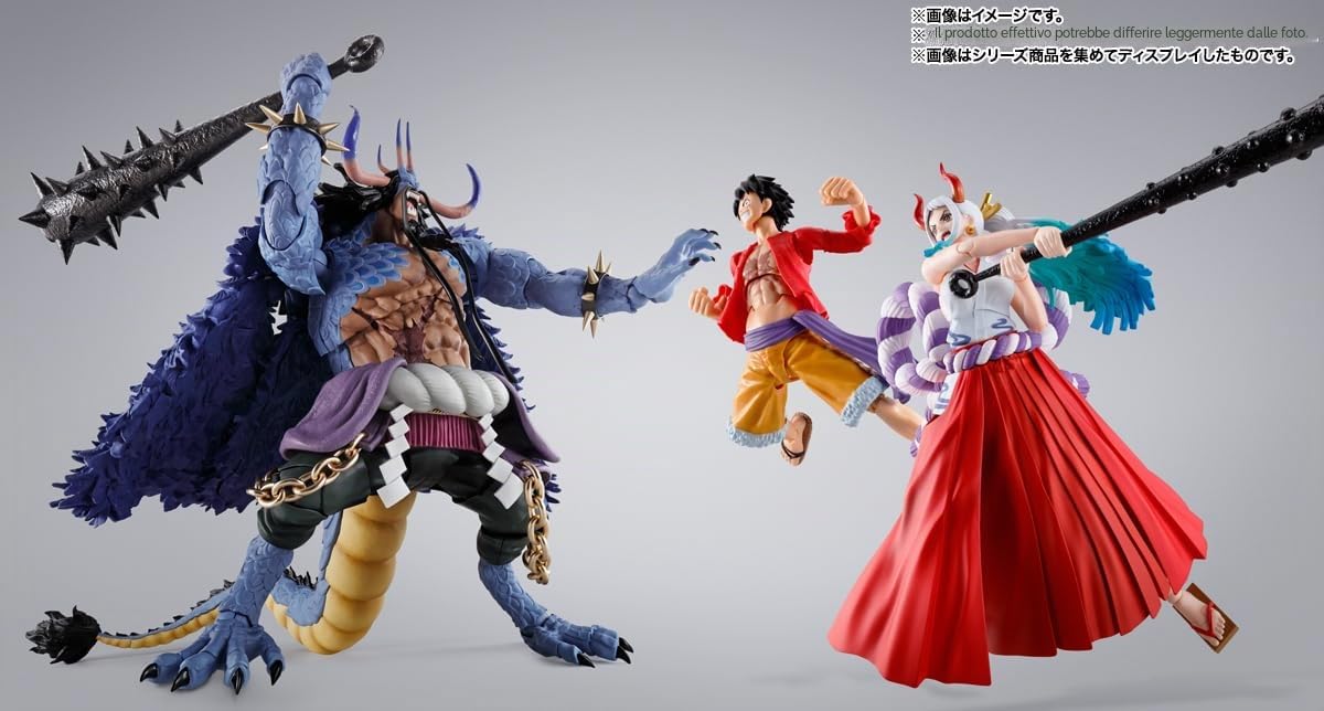 TAMASHII NATIONS - One Piece - Kaido King of The Beasts (Man-Beast Form), Bandai Spirits S.H.Figuarts Action Figure